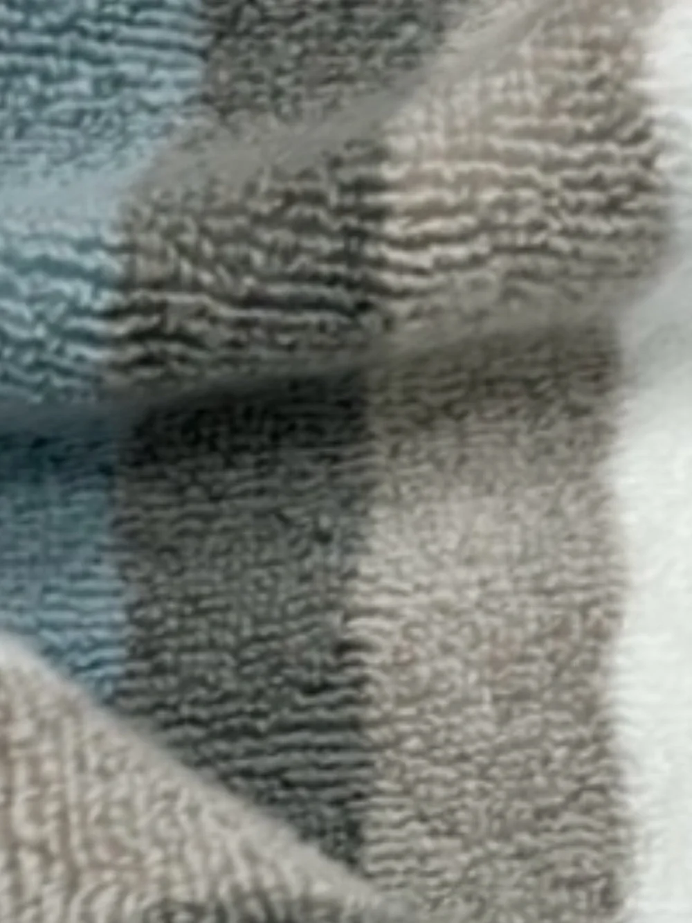 Soho Living Blue, White and Gray Soft and Durable Quick Dry Bath Towels Set of 2
